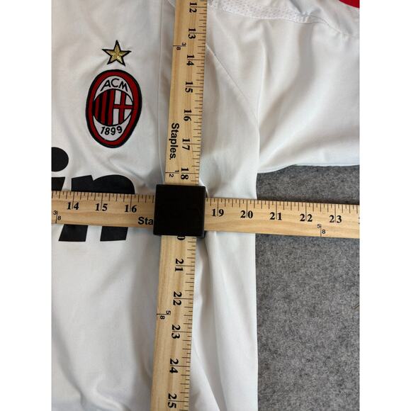 2007-08 AC Milan Away #22 Football Soccer Jersey Mens Small White Lega Calcio - Picture 3 of 6